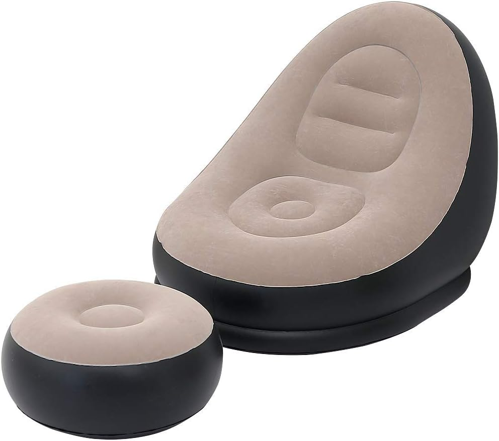 2Pcs Lazy Sofa Inflatable Chai - Outdoor Furniture Nearby ulasan dan harga