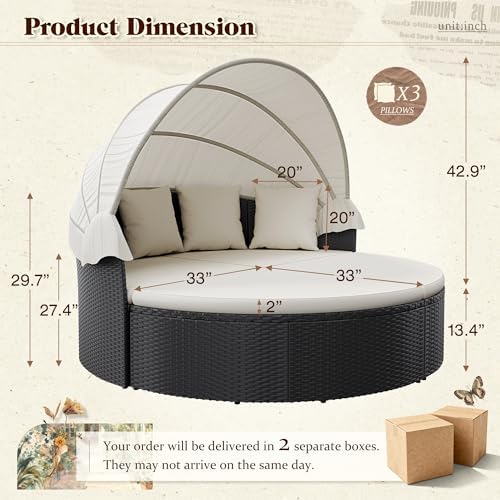 Patio Furniture Outdoor Round  - Outdoor Daybed Sofa ulasan dan harga