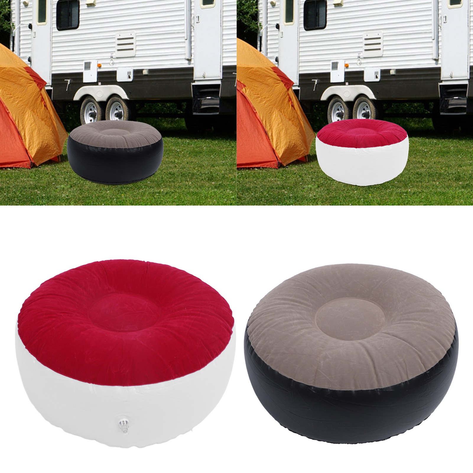 Inflatable Flocking Stool Mult - Outdoor Furniture Designer ulasan dan harga