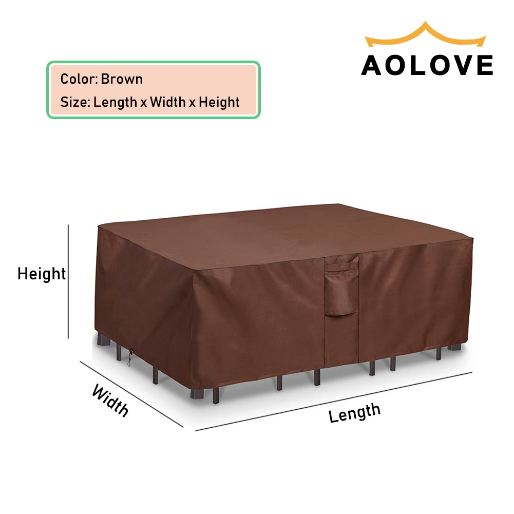 Brown 420D HEAVY DUTY Outdoor  - Outdoor Furniture Usa ulasan dan harga