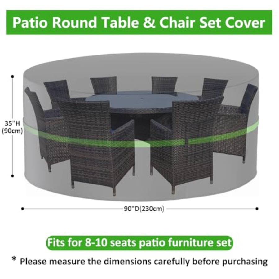 Round Patio Furniture Covers,  - Outdoor Furniture Covers Waterproof ulasan dan harga
