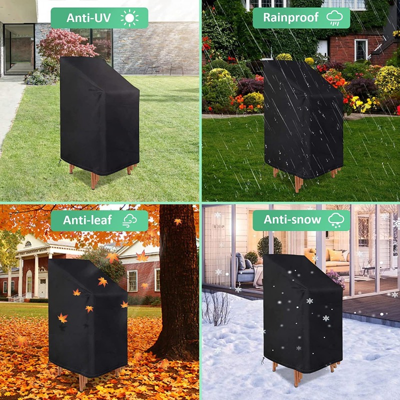 1/2/PCS Stacked Chair Dust Cov - Outdoor Furniture With Covers ulasan dan harga