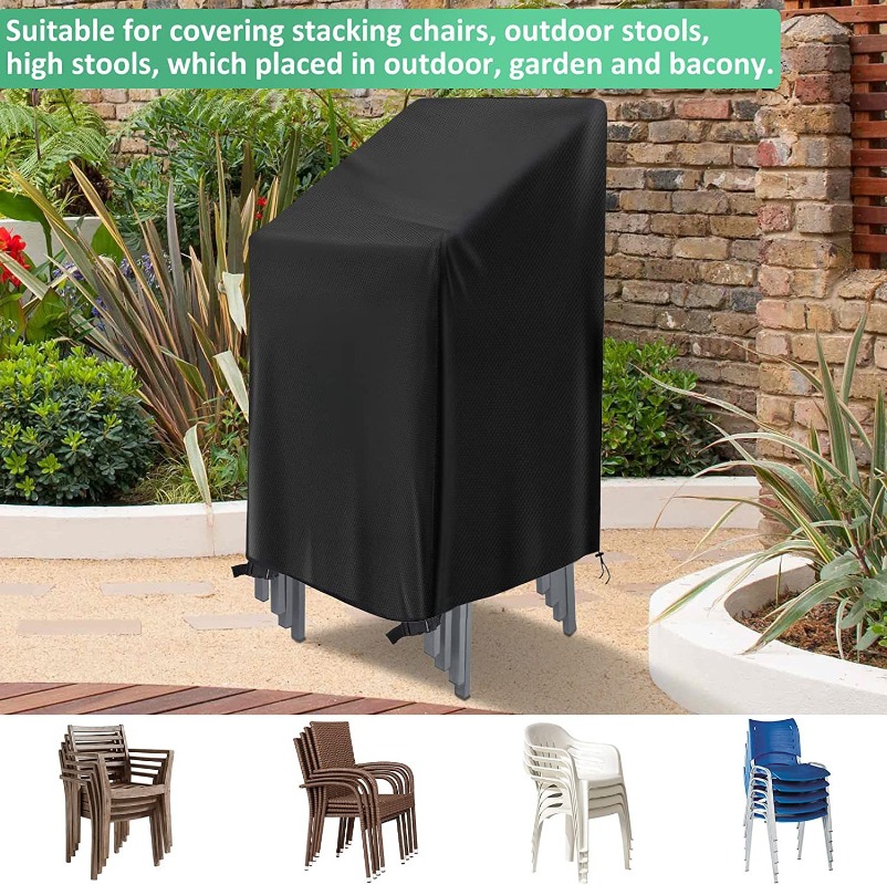1/2/PCS Stacked Chair Dust Cov - Outdoor Furniture With Covers ulasan dan harga