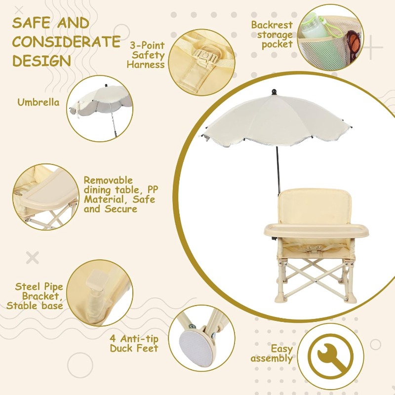 Baby Outdoor Beach Chair with  - Outdoor Furniture Usa ulasan dan harga