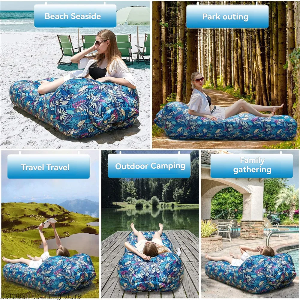 Luxury Inflatable Sofa Bed - E - Outdoor Furniture Nearby ulasan dan harga