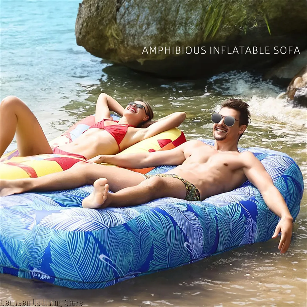 Luxury Inflatable Sofa Bed - E - Outdoor Furniture Nearby ulasan dan harga