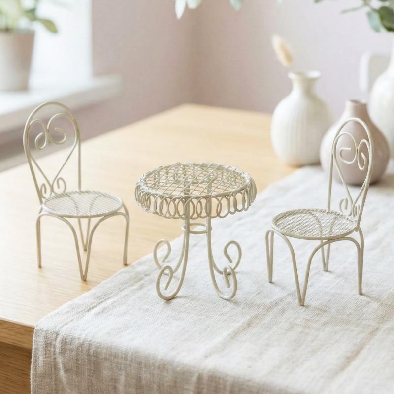 1/3Pcs Dollhouse Garden Displa - Outdoor Furniture Designer ulasan dan harga