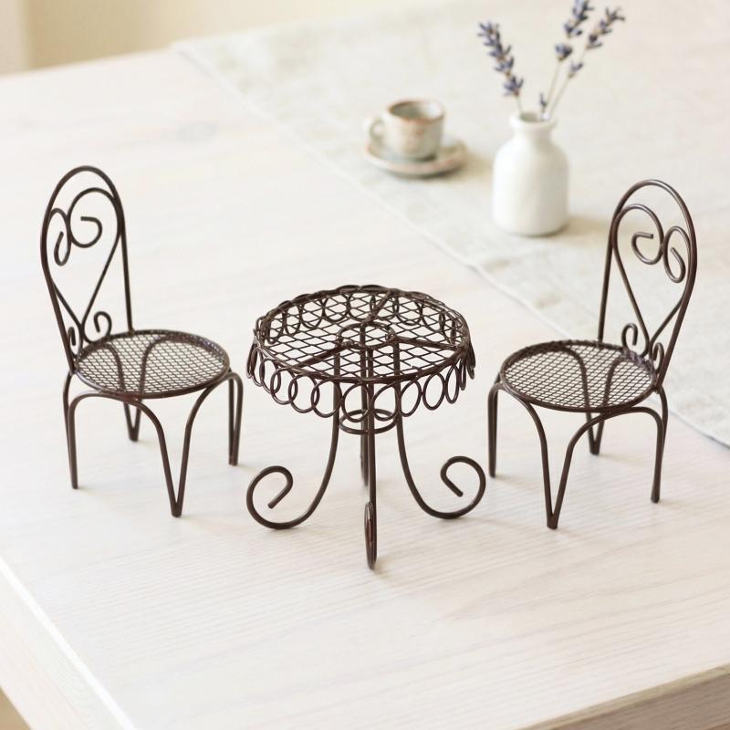 1/3Pcs Dollhouse Garden Displa - Outdoor Furniture Designer ulasan dan harga