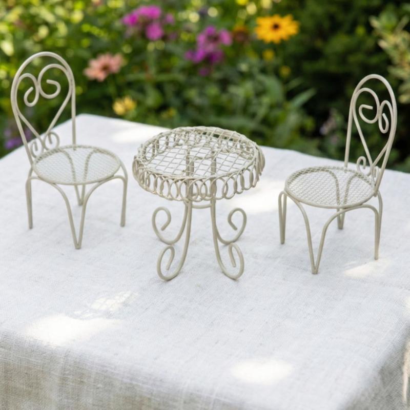 1/3Pcs Dollhouse Garden Displa - Outdoor Furniture Designer ulasan dan harga