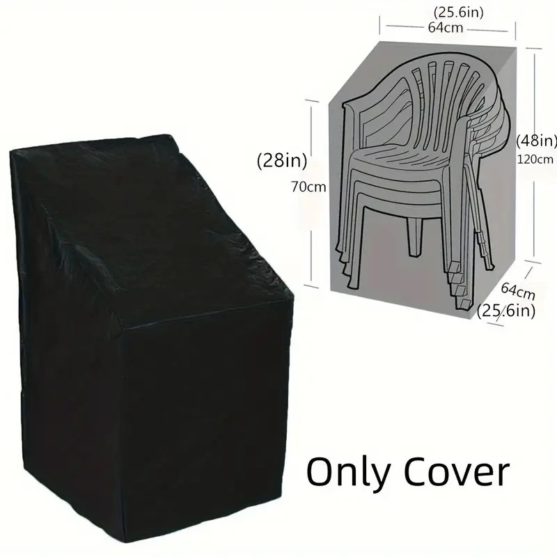 1pc Heavy-Duty Stacking Outdoo - Outdoor Furniture With Covers ulasan dan harga
