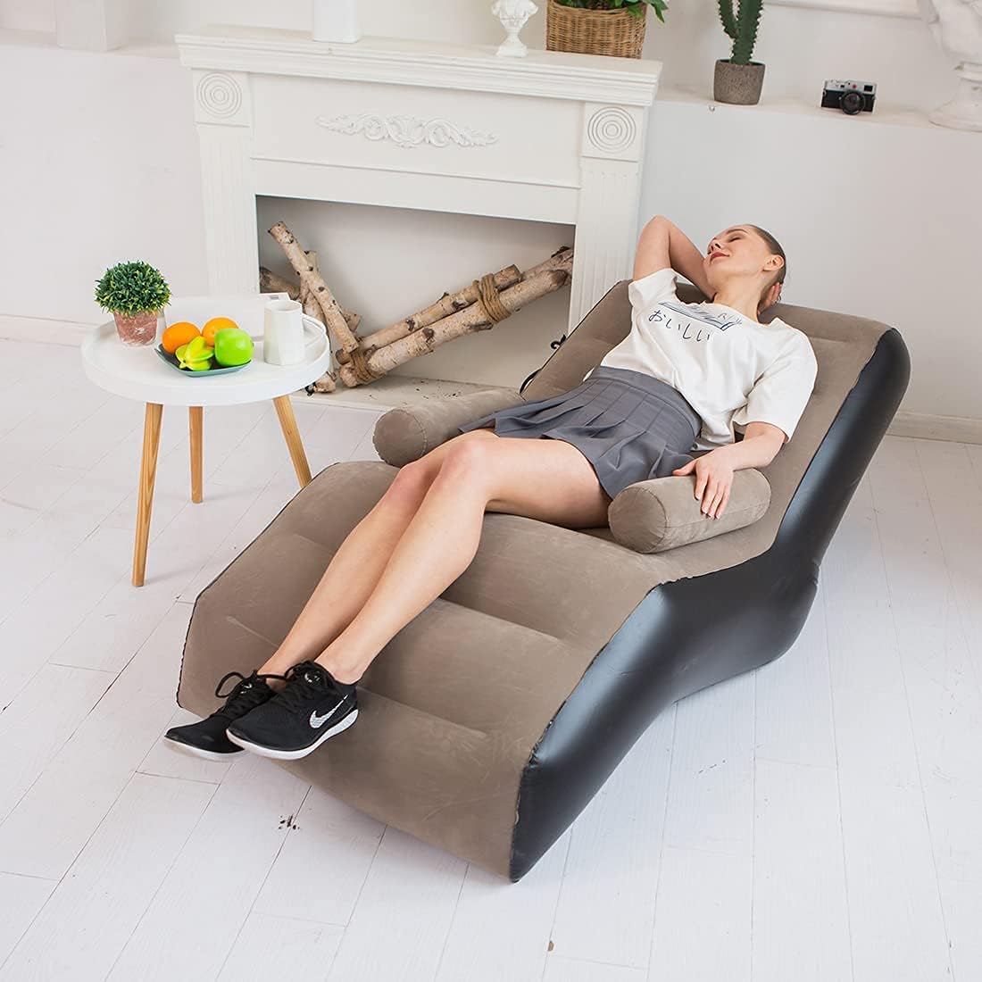 Folding Lazy Sofa,Inflatable L - Outdoor Furniture Nearby ulasan dan harga