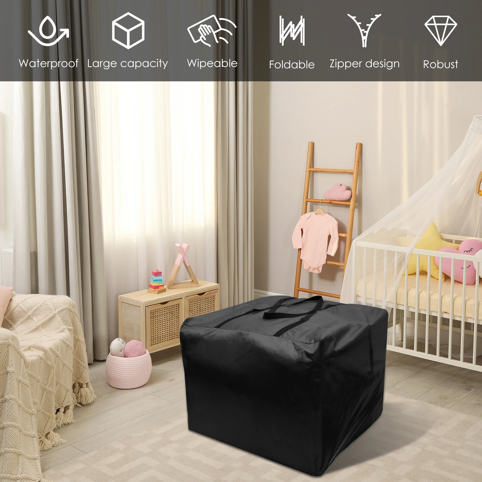 Cushion Storage Bag with Handl - Outdoor Furniture Types ulasan dan harga