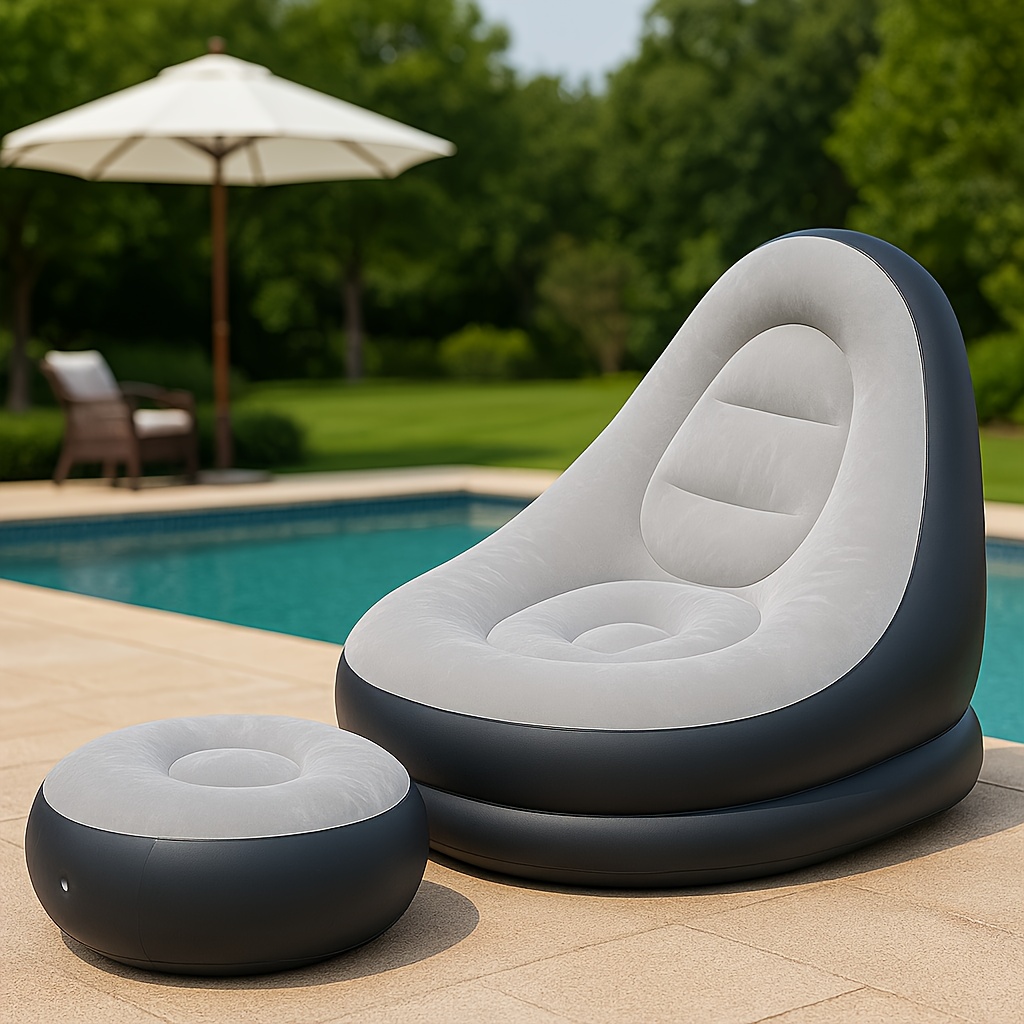 Inflatable Recliner Foldable I - Outdoor Daybed Sofa ulasan dan harga